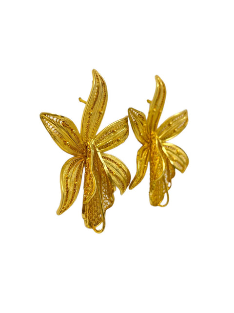 Aretes "Afrodita Orchids"