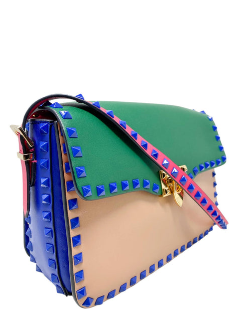 Bolso "Rockstud Four-Color Medium Rounded Messenger Bag"