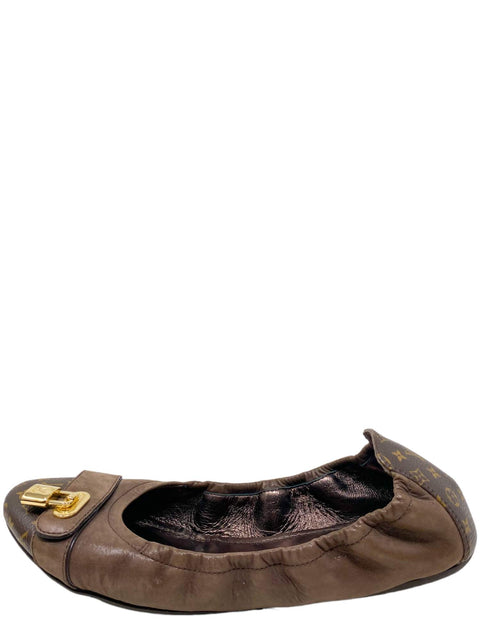 Baletas "Coated Canvas Mesh Accents Ballet Flats"