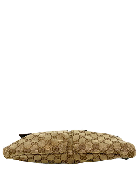 Riñonera "GG Canvas Double Pocket Belt Bag"