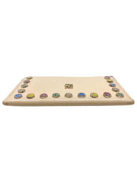 Tarjetero Beige