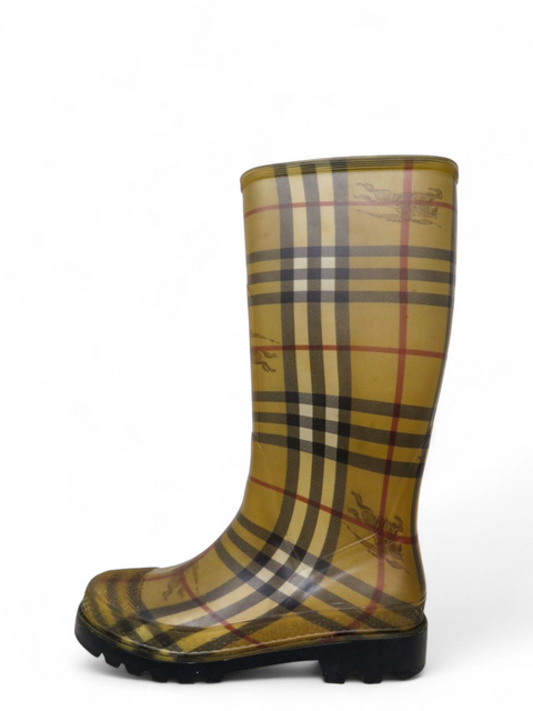 Botas “Haymarket Check Pattern Rubber Rain Boots”