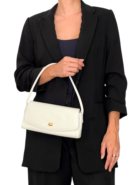 Bolso "Cannoli S Cream Leather Bag"