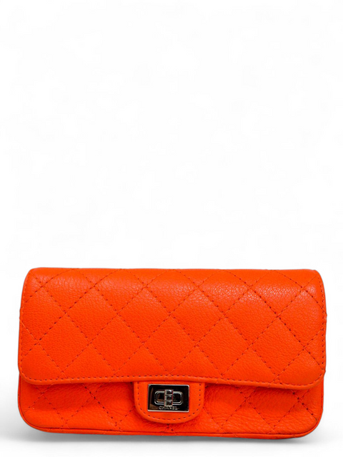 Riñonera "Goatskin Quilted 2.55 Reissue Flap Belt Bag Fluorescent"