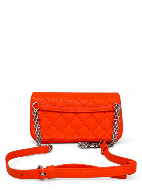 Riñonera "Goatskin Quilted 2.55 Reissue Flap Belt Bag Fluorescent"