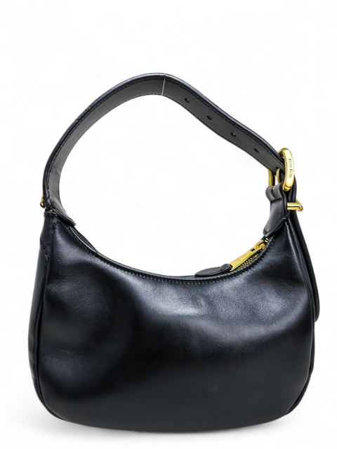 Bolso "Leather Hobo Negro"