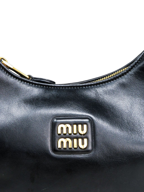 Bolso "Leather Hobo Negro"