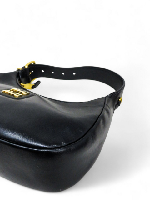 Bolso "Leather Hobo Negro"