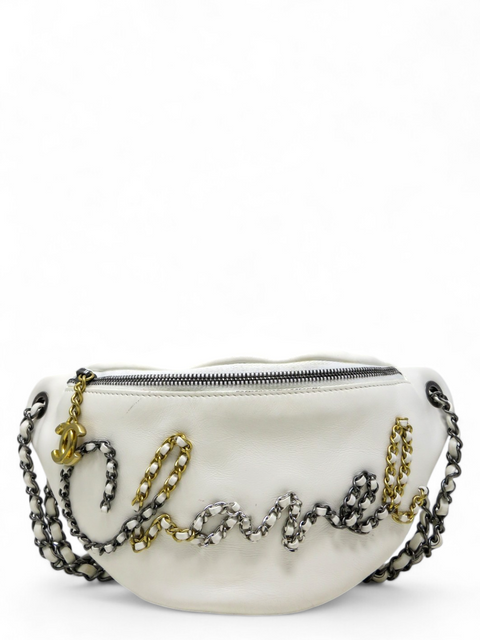 Riñonera "Calfskin Chain 20s Signe Waist Bag"