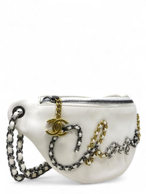 Riñonera "Calfskin Chain 20s Signe Waist Bag"