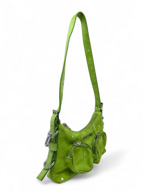 Bolso "Bolso Hobo Pocket mini piel Swarovski pistacho"