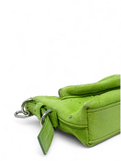 Bolso "Bolso Hobo Pocket mini piel Swarovski pistacho"