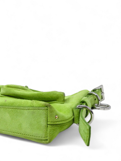 Bolso "Bolso Hobo Pocket mini piel Swarovski pistacho"