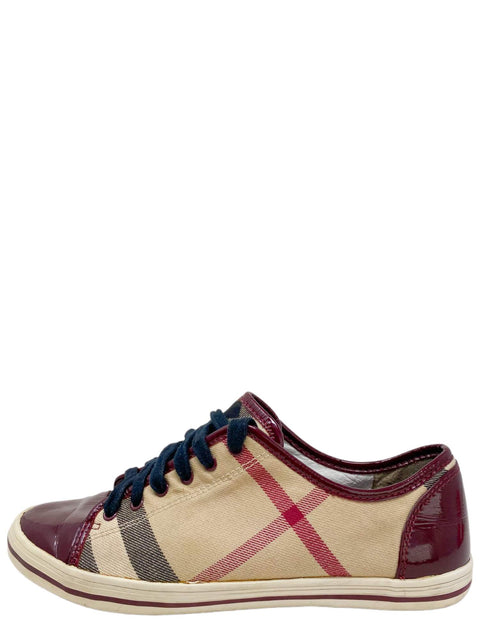 Tenis "House Check Pattern Canvas"