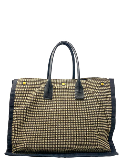 Bolso "Rive Gauche Tote Bag in Linen and Leather"