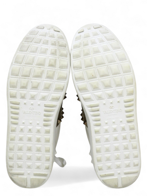 Tenis "Rockstud Accents Leather Sneakers"