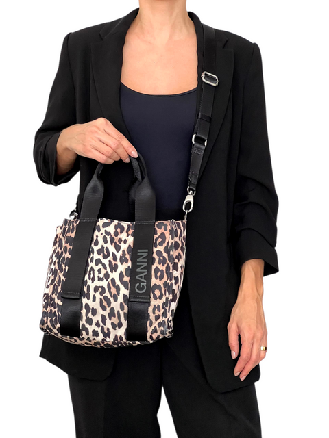 Bolso "Small Leopard Tote Bag"