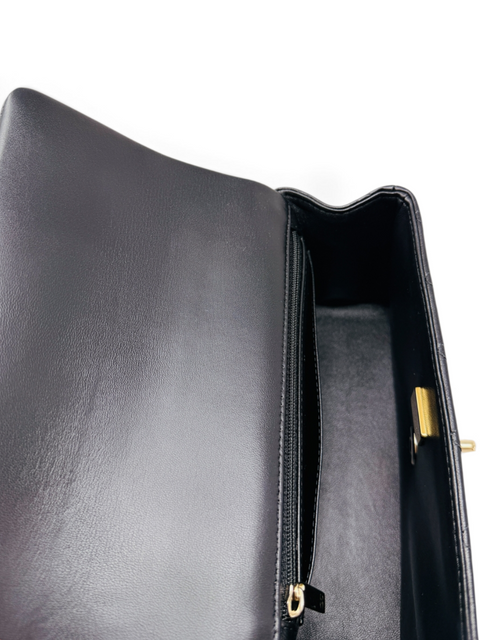 Bolso "Lambskin Quilted Mini Top Handle Rectangular Flap"