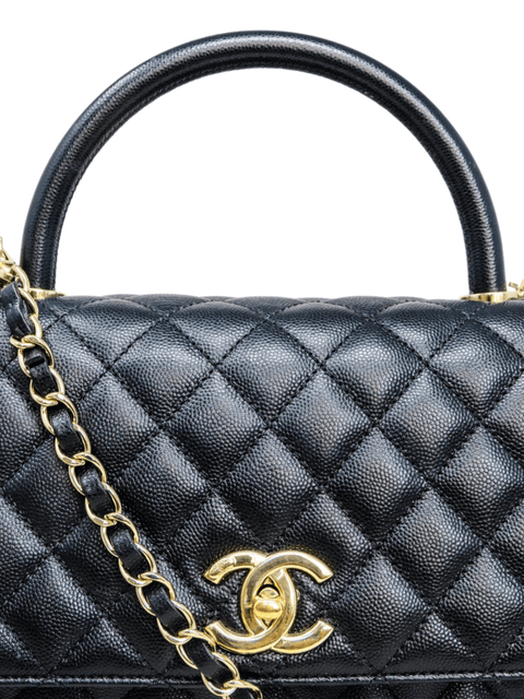 Bolso "Caviar Quilted Small Coco Handle Flap"