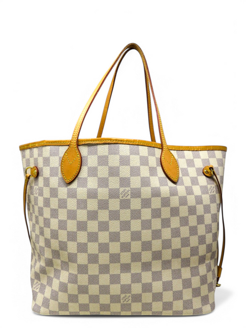 Bolso "Damier Azur Neverfull MM with Pouch"