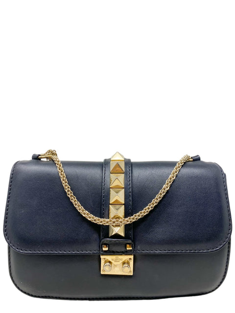 Bolso "Leather Glam Lock Shoulder Bag"