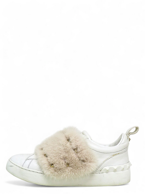 Tenis "Rockstud Accents with Mink Trim"