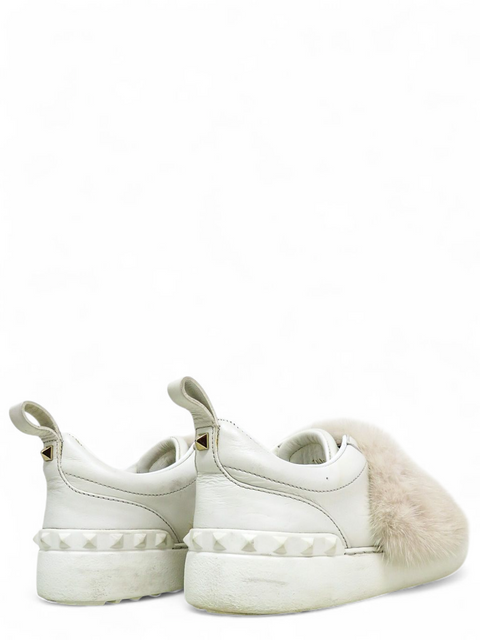 Tenis "Rockstud Accents with Mink Trim"