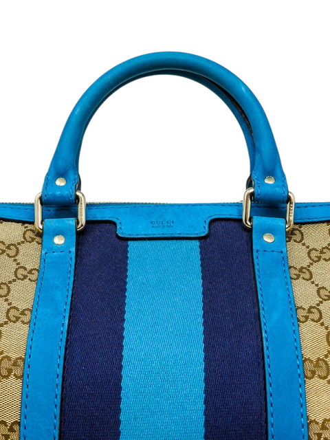 Bolso "GG Canvas Web Boston Bag"