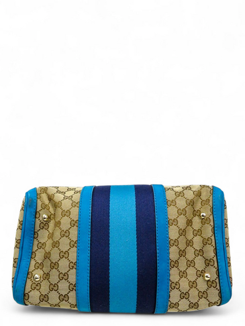 Bolso "GG Canvas Web Boston Bag"