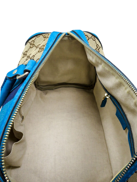 Bolso "GG Canvas Web Boston Bag"