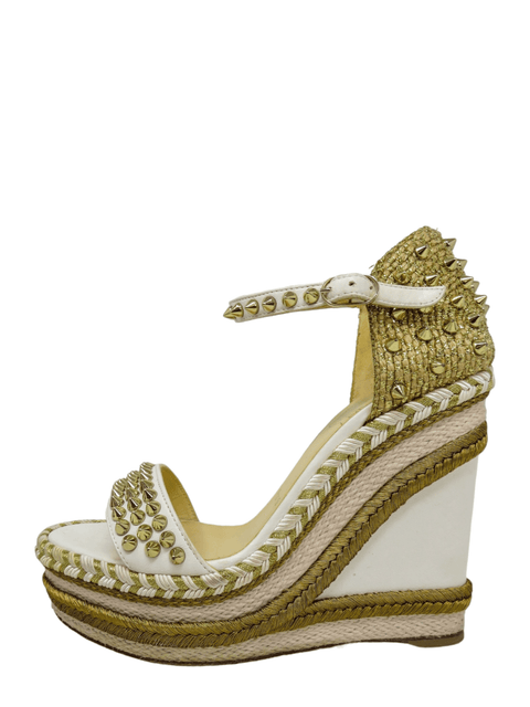 Espadrilles "Spike Accents Leather Espadrilles"