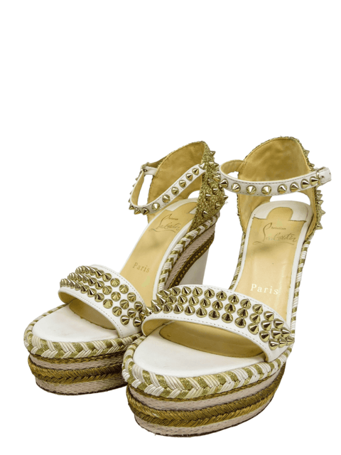 Espadrilles "Spike Accents Leather Espadrilles"