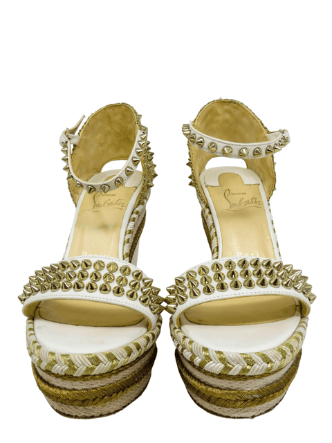 Espadrilles "Spike Accents Leather Espadrilles"