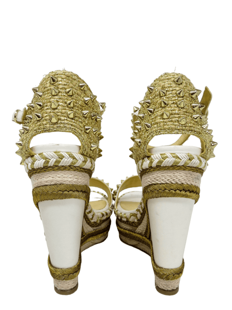 Espadrilles "Spike Accents Leather Espadrilles"