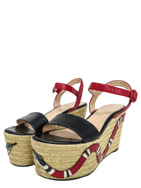 Sandalias "Kingsnake Leather Espadrilles"
