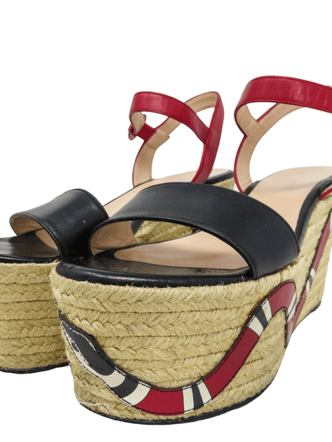 Sandalias "Kingsnake Leather Espadrilles"