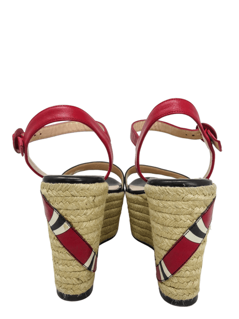 Sandalias "Kingsnake Leather Espadrilles"