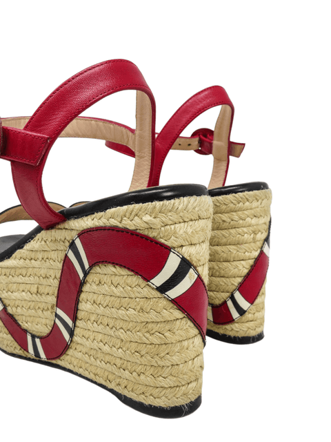 Sandalias "Kingsnake Leather Espadrilles"