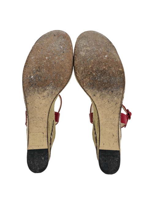 Sandalias "Kingsnake Leather Espadrilles"