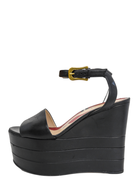 Sandalias "Sally Kingsnake Platform Leather Sandals"