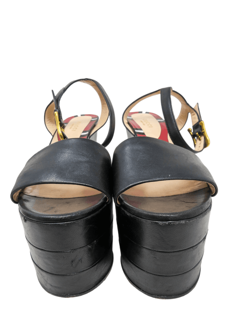 Sandalias "Sally Kingsnake Platform Leather Sandals"