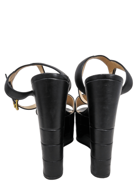 Sandalias "Sally Kingsnake Platform Leather Sandals"