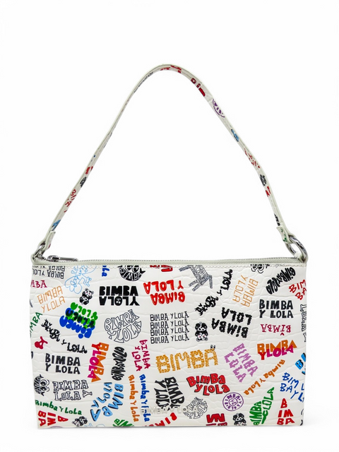 Bolso "Slim Bimba y Lola logo Print"