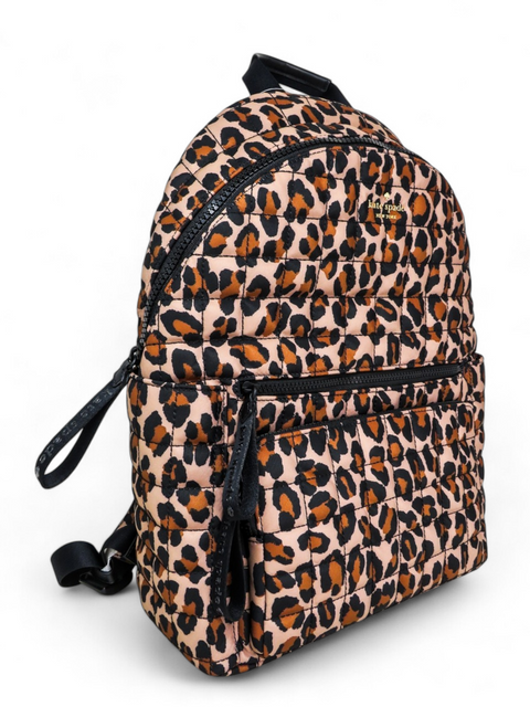 Morral "Camden Quilted Large Leopard Backpack"