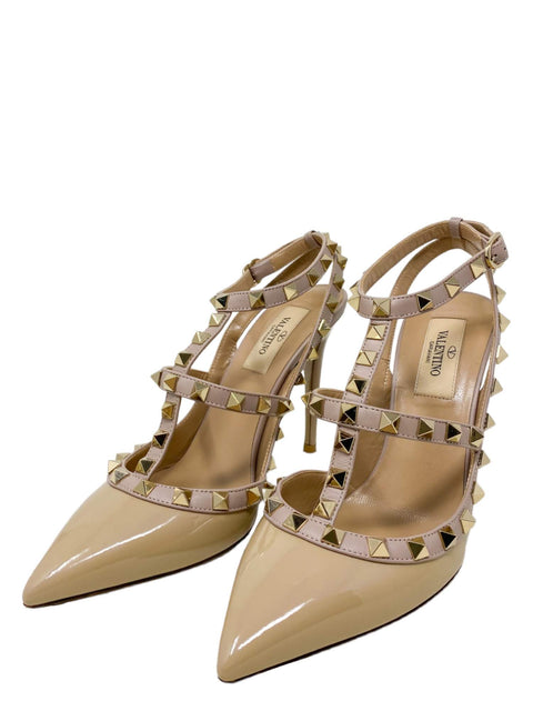Tacones "Rockstud Accents Patent Leather"