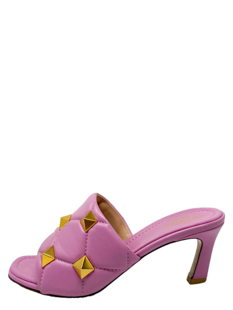 Tacones "Leather Studded Accents Slides"