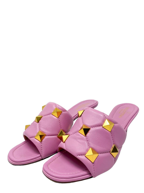 Tacones "Leather Studded Accents Slides"
