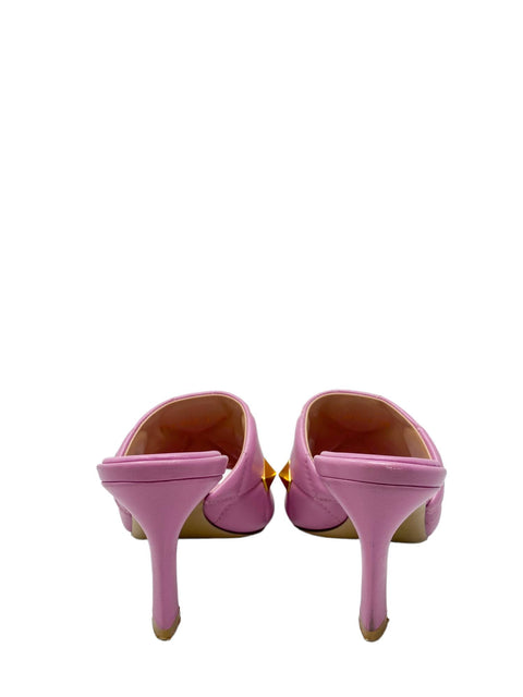 Tacones "Leather Studded Accents Slides"