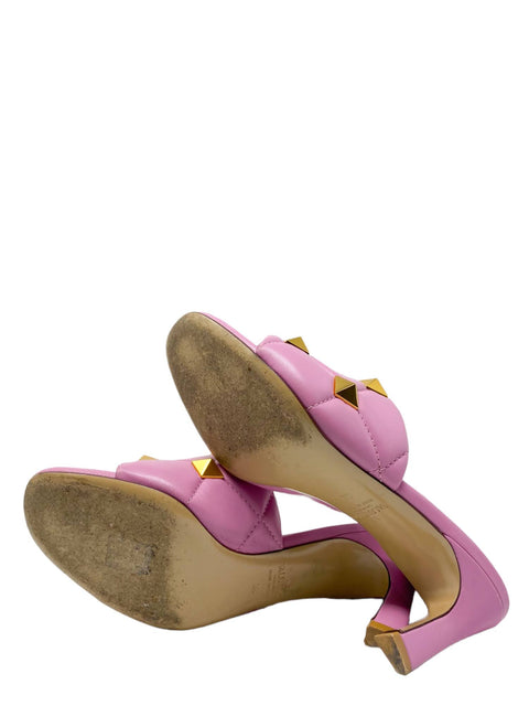 Tacones "Leather Studded Accents Slides"