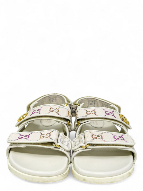 Sandalias "Gucci Moritz Supreme Doble GG Crystal"